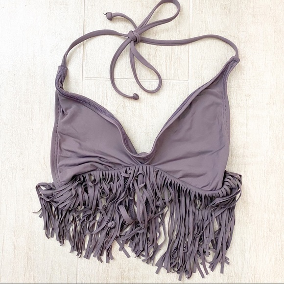 L*Space Fringe Lydia Top in Pebble - Picture 2 of 7